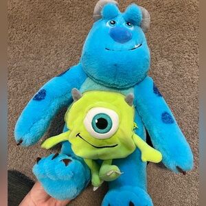 Monster Inc stuffed backpackk